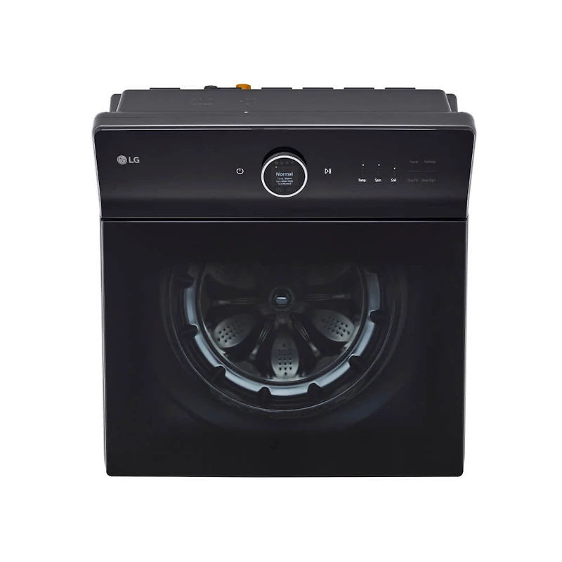 5.5 Cu. Ft. Matte Black Mega Capacity Smart Top Load High-Efficiency Washer with Built-In Faucet