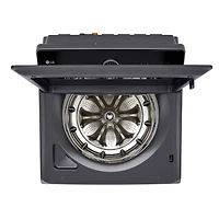 5.5 Cu. Ft. Matte Black Mega Capacity Smart Top Load High-Efficiency Washer with Built-In Faucet