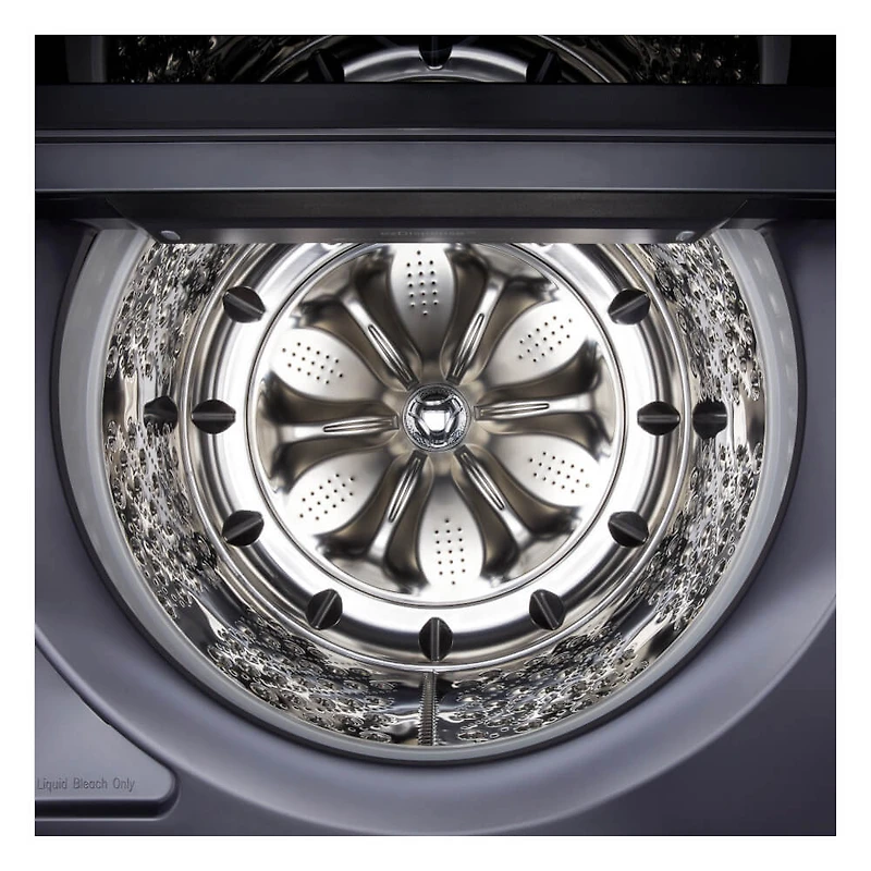 5.5 Cu. Ft. Matte Black Mega Capacity Smart Top Load High-Efficiency Washer with Built-In Faucet