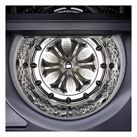 5.5 Cu. Ft. Matte Black Mega Capacity Smart Top Load High-Efficiency Washer with Built-In Faucet