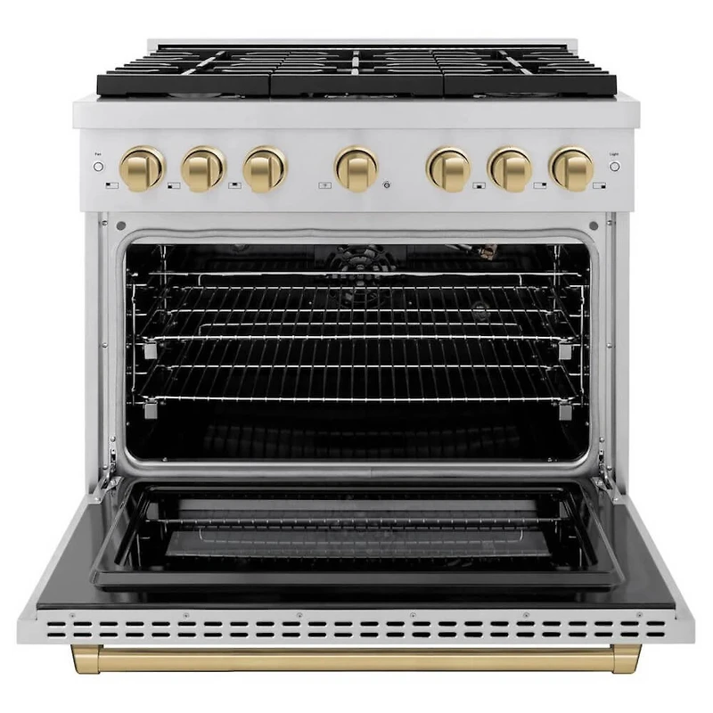5.2 Cu. Ft. Stainless Freestanding Gas Range