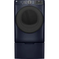 7.8 Cu. Ft. Sapphire Blue Front Load Smart Electric Dryer with Sanitize Cycle