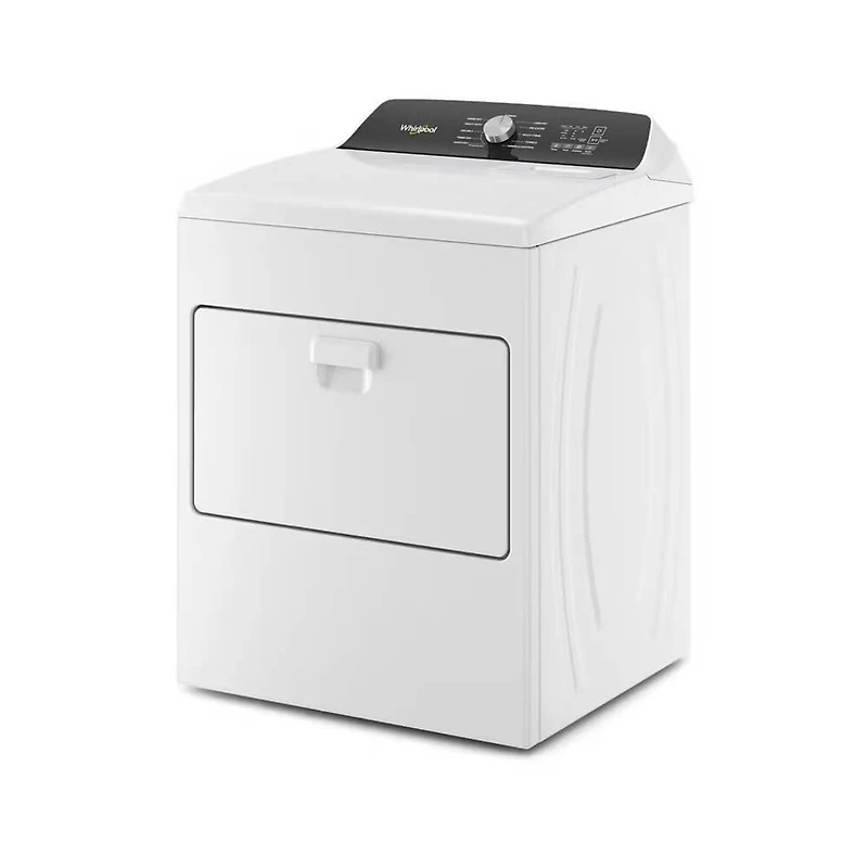 7.0 Cu Ft White Top Load High Efficiency Electric Dryer