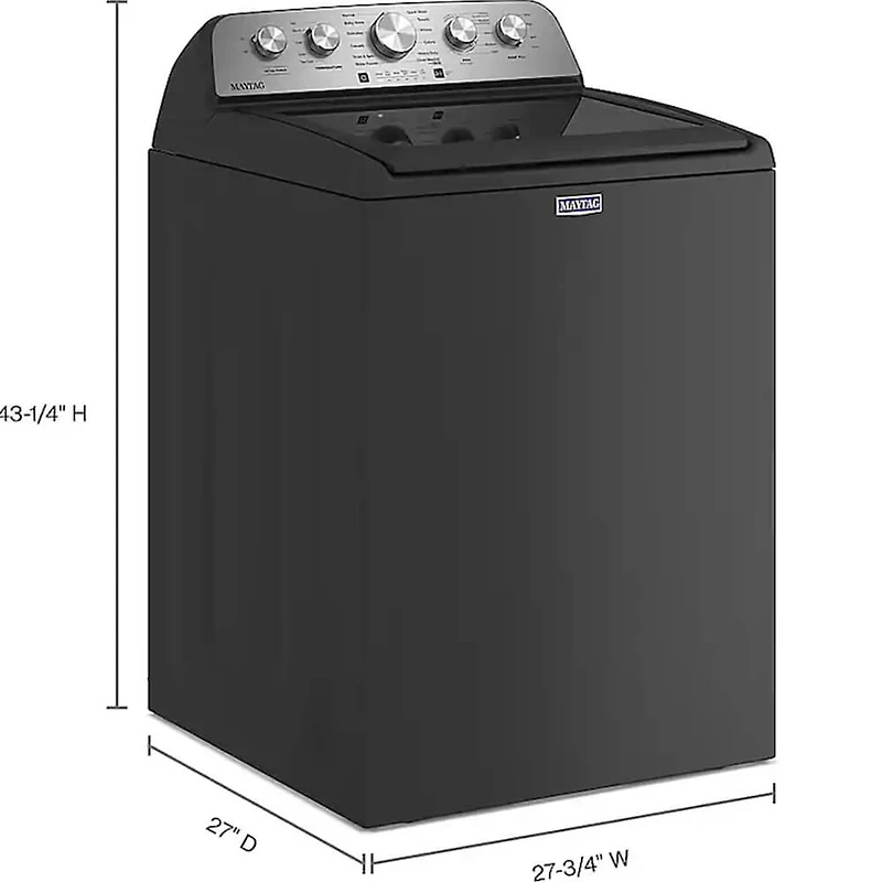 4.8 Cu. Ft. Volcano Black High Efficiency Top Load Washer - OPEN BOX