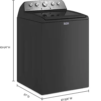 4.8 Cu. Ft. Volcano Black High Efficiency Top Load Washer - OPEN BOX