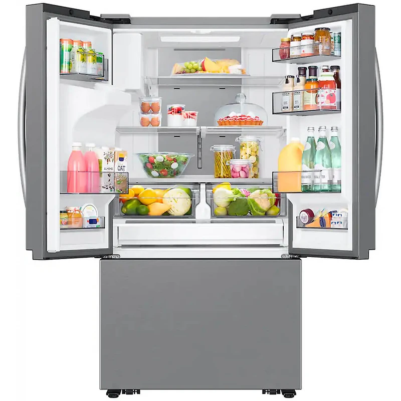 25 Cu. Ft. Stainless Counter-Depth 3-Door French Door Refrigerator