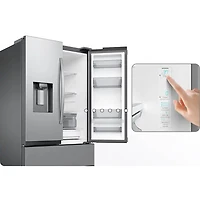 25 Cu. Ft. Stainless Counter-Depth 3-Door French Door Refrigerator