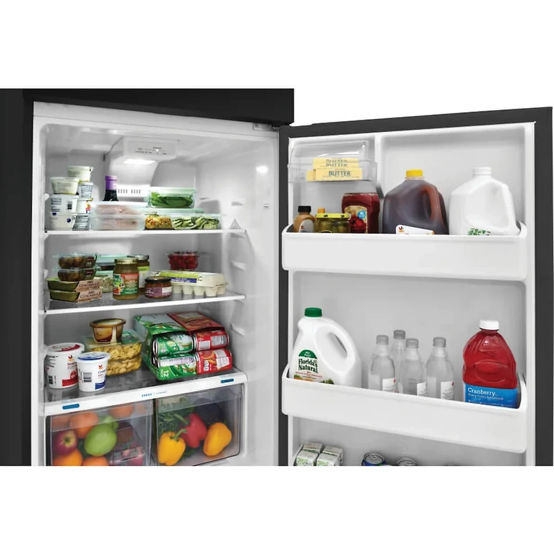 17.6 Cu. Ft. Black Top Freezer Refrigerator