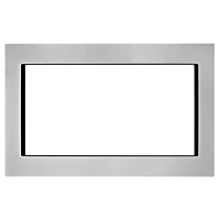 1.6 Cu. Ft. Fingerprint Resistant Stainless Countertop Microwave with 27 inch Trim Kit