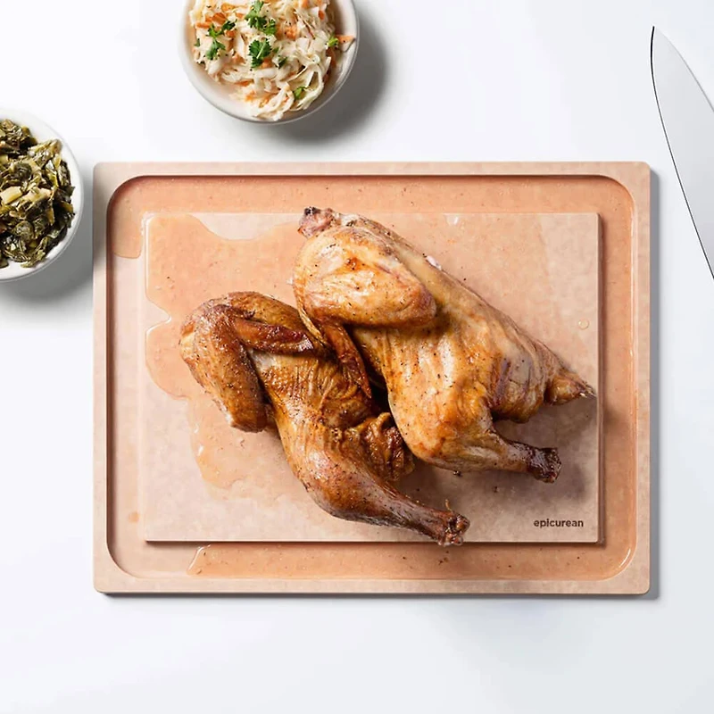 BBQ Series Cutting Board 17.5 inch x 13 inch - Natural