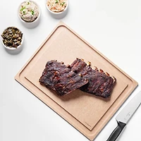 BBQ Series Cutting Board 19.5 inch X 15 inch - Natural