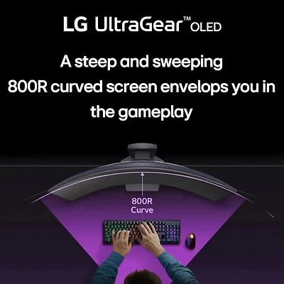 34 inch UltraGear OLED WQHD HDR Curved Gaming Monitor w/ G-Sync