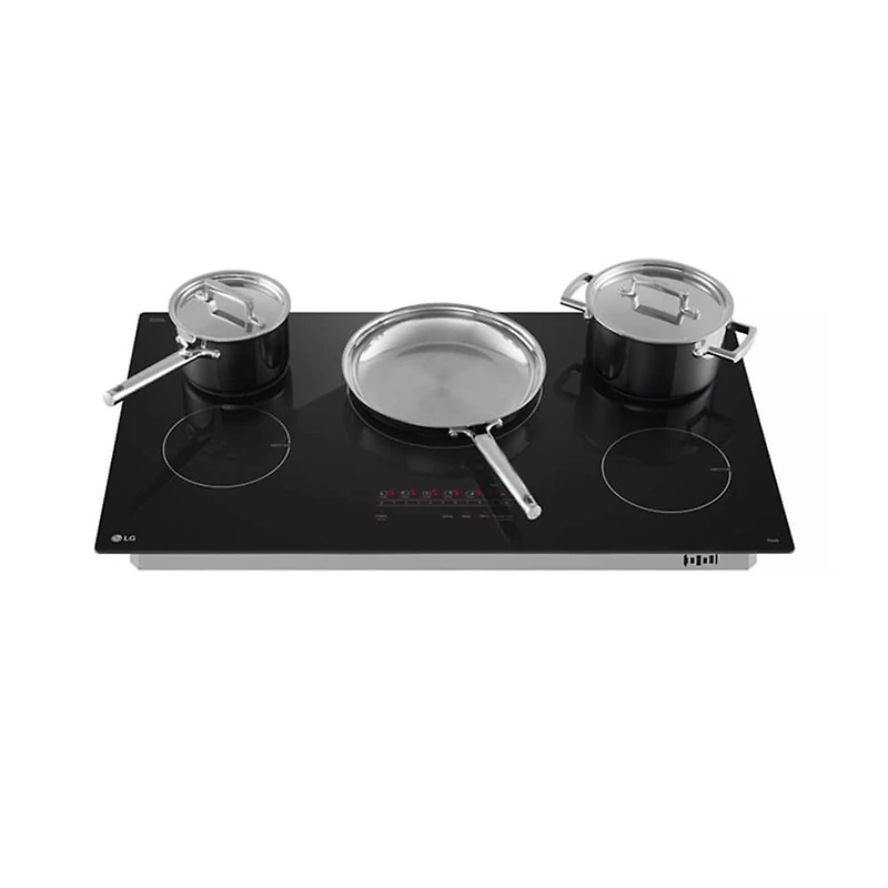 36 inch 5 Burner Black Electric Induction Smart Cooktop