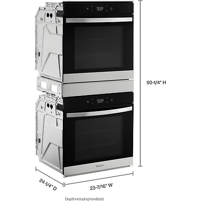 24 inch Stainless Smart Convection Double Wall Oven