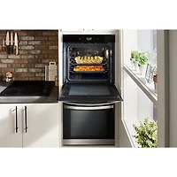 24 inch Stainless Smart Convection Double Wall Oven