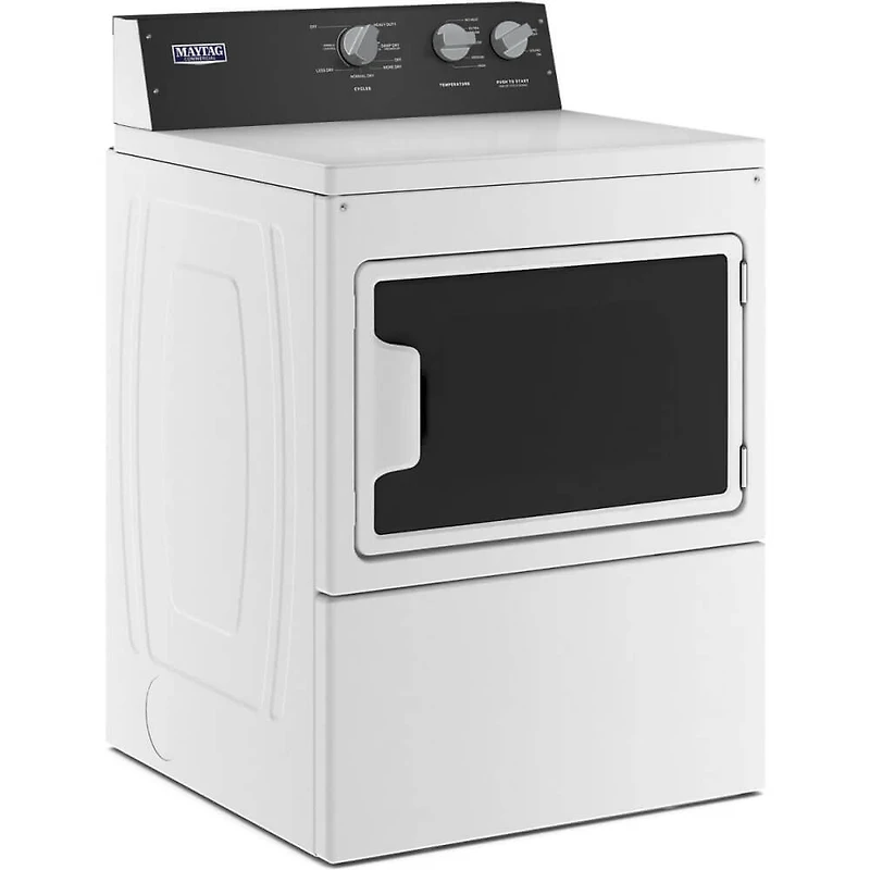 7.4 Cu. Ft. White Commercial Grade Residential Gas Dryer