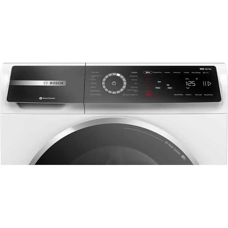 2.4 Cu. Ft. White Front Load Washer