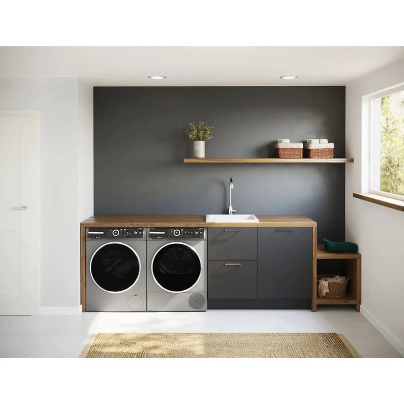 2.4 Cu. Ft. Gray Front Load Washer