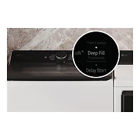 5.5 Cu. Ft. White Top Load High Efficiency Smart Washer with EasyUnload