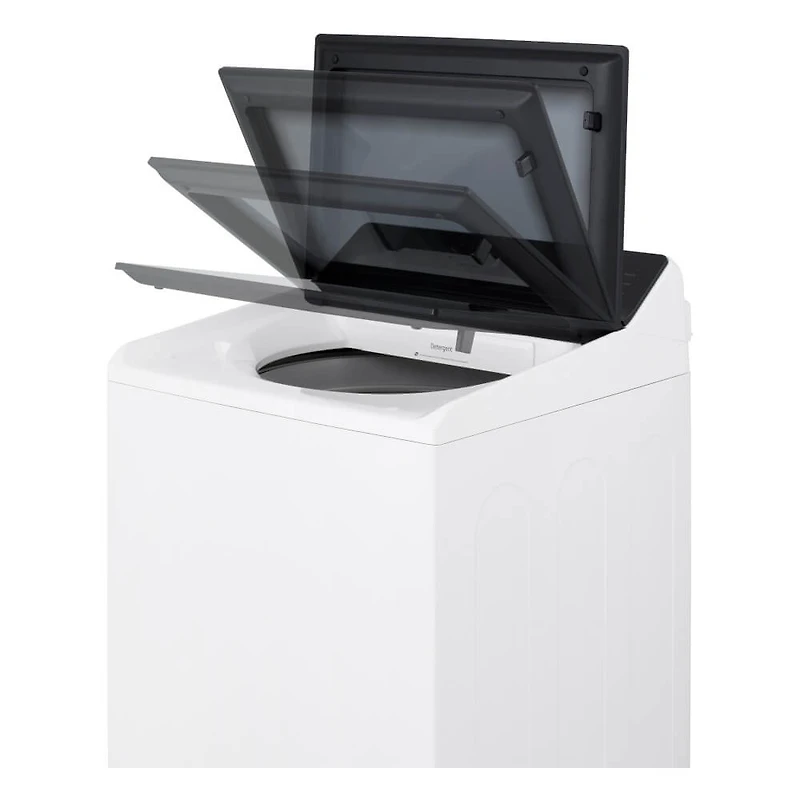 5.5 Cu. Ft. White Top Load High Efficiency Smart Washer with EasyUnload