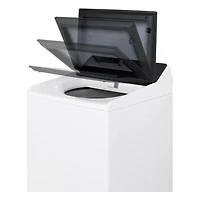5.5 Cu. Ft. White Top Load High Efficiency Smart Washer with EasyUnload