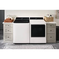 5.5 Cu. Ft. White Top Load High Efficiency Smart Washer with EasyUnload
