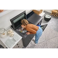 5.3 Cu. Ft. Matte Black Top Load High Efficiency Smart Washer