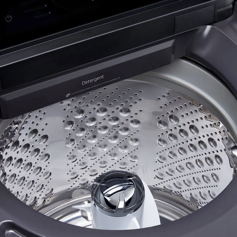 5.3 Cu. Ft. Matte Black Top Load High Efficiency Smart Washer