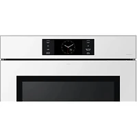 30 inch Bespoke White Glass Smart Double Electric Wall Oven