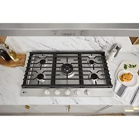 36 inch Stainless Smart Gas Cooktop