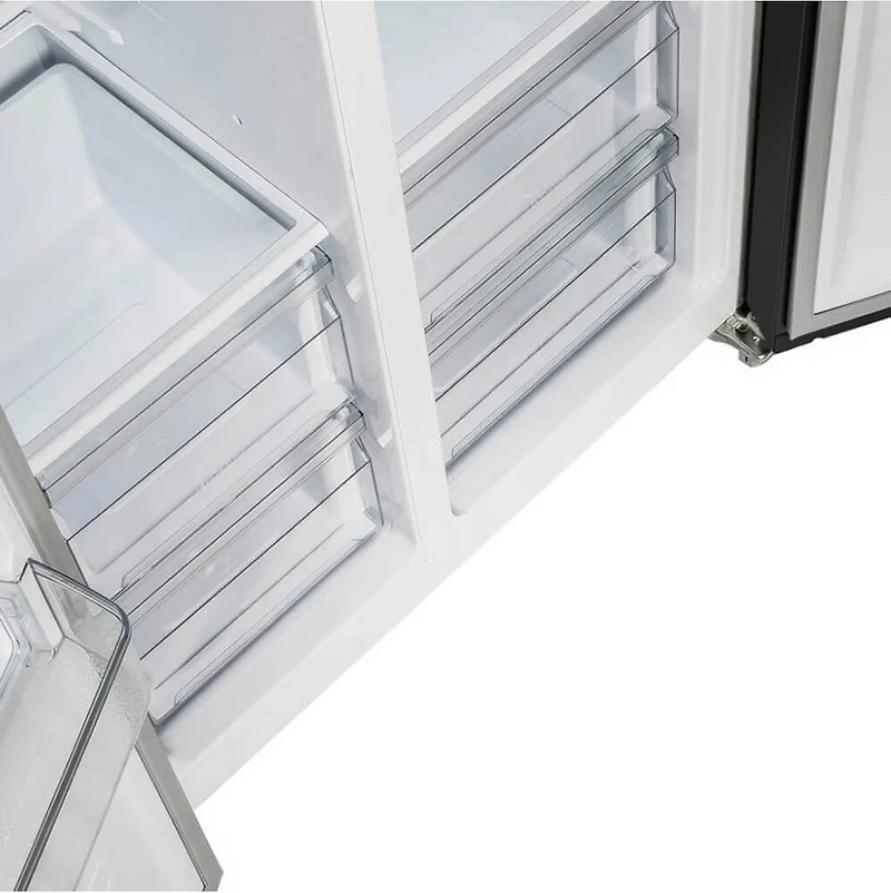 15.62 Cu. Ft. Black 2-Door Side-by-Side Refrigerator