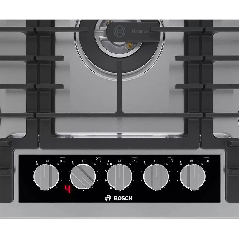 30 inch Stainless Steel 5 Burner Gas Cooktop