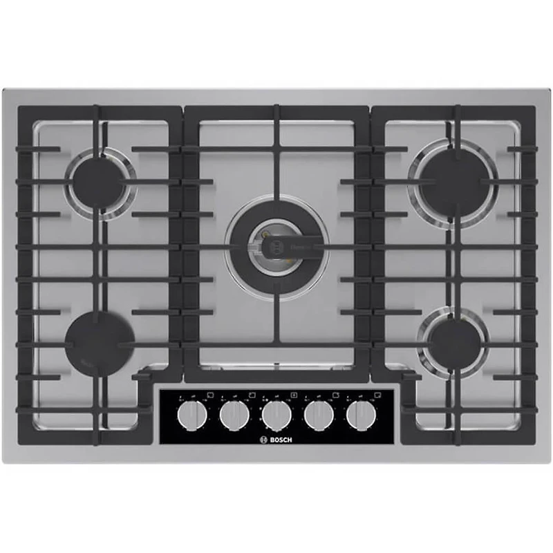 30 inch Stainless Steel 5 Burner Gas Cooktop