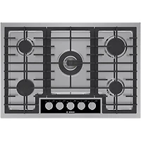 30 inch Stainless Steel 5 Burner Gas Cooktop