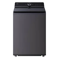 Matte Black Top Load High Efficiency Smart 5.5 Cu. Ft. Washer/7.3 Cu. Ft. Electric Dryer Laundry Pair