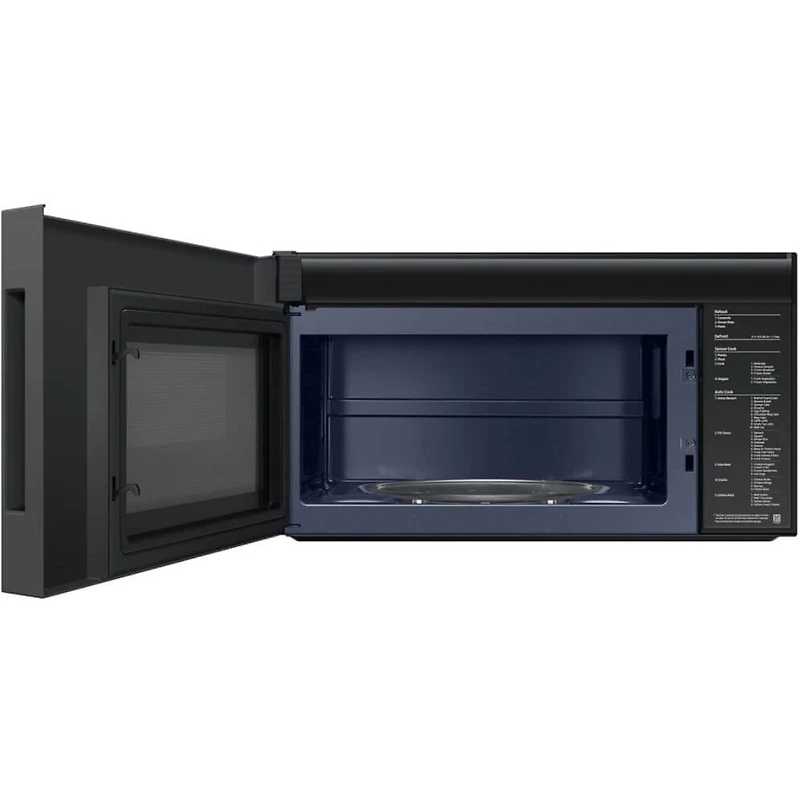 2.1 Cu. Ft. Bespoke Matte Black Steel Smart Over-the-Range Microwave