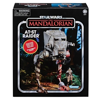3.75 inch Star Wars The Vintage Collection The Mandalorian AT-ST Raider Toy Vehicle