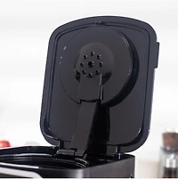 12-Cup Touchscreen Coffee Maker with Glass Carafe - Black