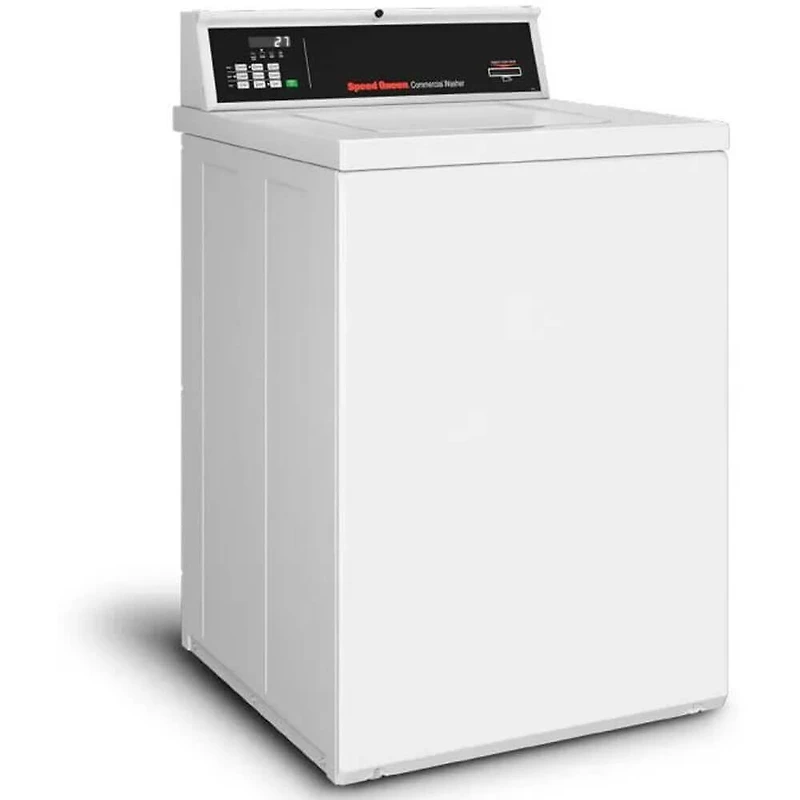 3.19 Cu. Ft. White Top Load Card Ready Commercial Washer