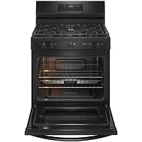 5.1 Cu. Ft. Black Freestanding Gas Range