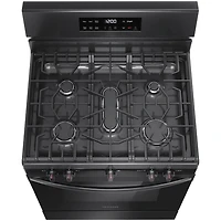 5.1 Cu. Ft. Black Freestanding Gas Range