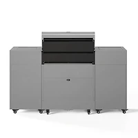 Fresno Series 5 Burner Grill - Gunmetal Gray / Graphite Stone