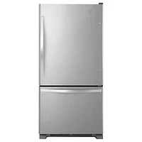 18.7 Cu. Ft. Stainless Steel Bottom Freezer Refrigerator