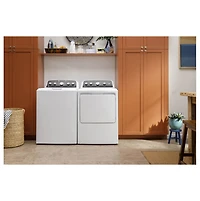 Secadora Eléctrica De Carga Frontal Blanca De 7.2 Pies Cúbicos con Panel de Control Español