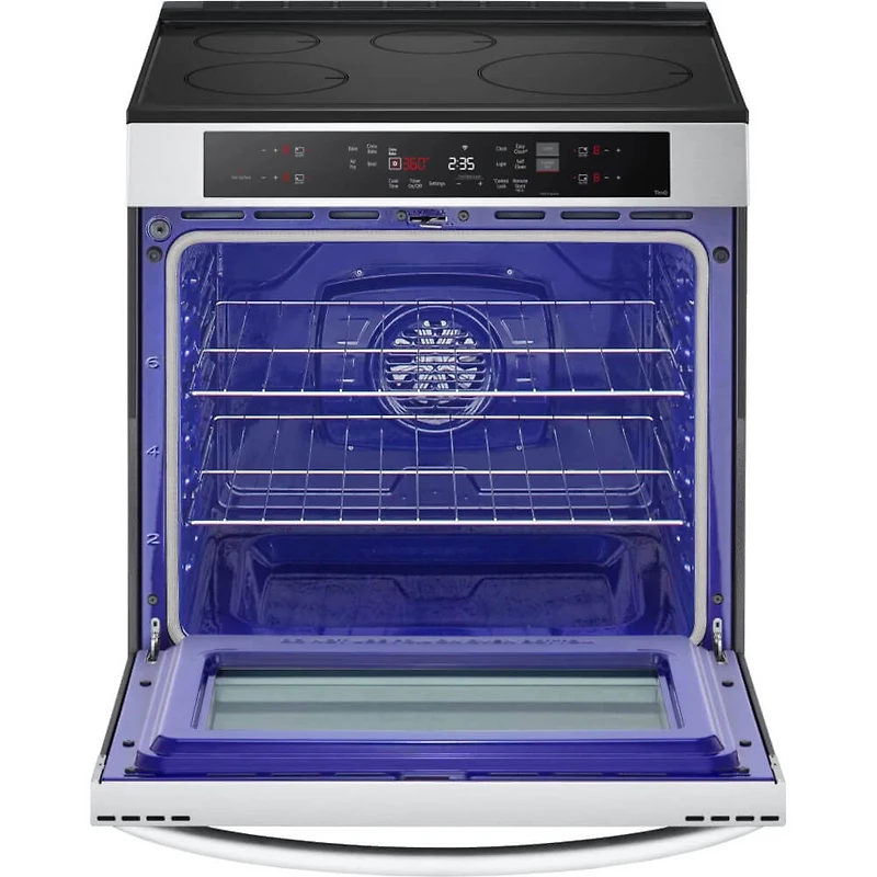 6.3 Cu. Ft. Stainless Slide-In Smoothtop Electric Range