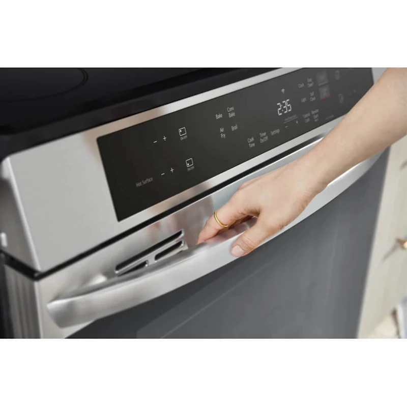 6.3 Cu. Ft. Stainless Slide-In Smoothtop Electric Range