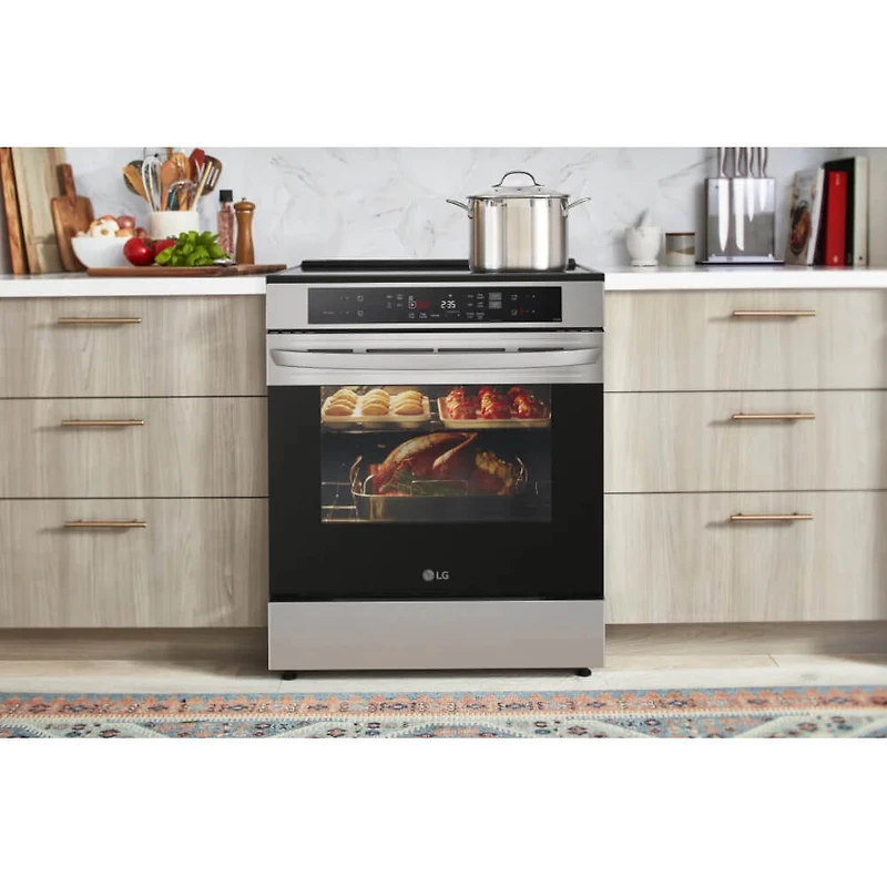 6.3 Cu. Ft. Stainless Slide-In Smoothtop Electric Range