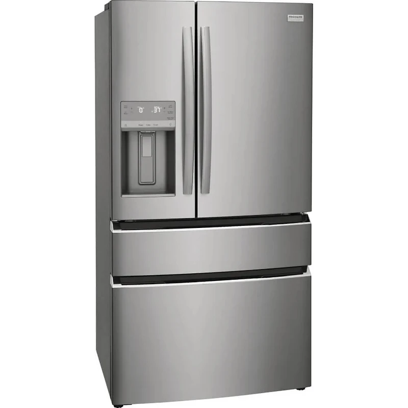 21.5 Cu. Ft. Stainless 4-Door French Door Counter Depth Refrigerator