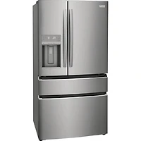 21.5 Cu. Ft. Stainless 4-Door French Door Counter Depth Refrigerator