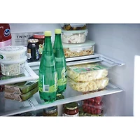 21.5 Cu. Ft. Stainless 4-Door French Door Counter Depth Refrigerator